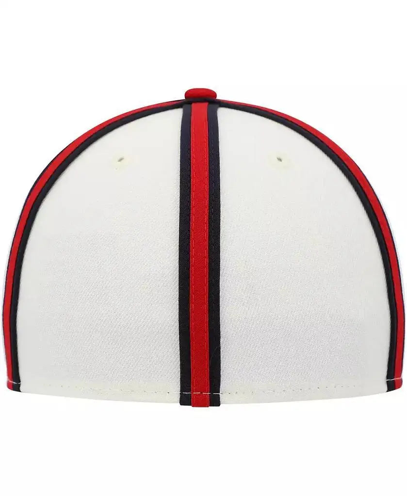 New Era | Men's Cream, Red Kansas City Monarchs Cooperstown Collection Turn Back The Clock 59FIFTY Fitted Hat
