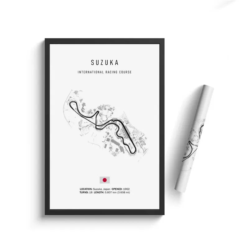 Formula 1 Internationa Track Circuit Canvas Painting F1 Wall Art Nordic Poster Aesthetic Motorsport Race Picture For Home Decor