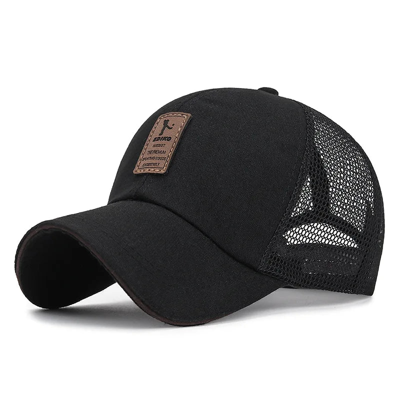 2024 Sports Baseball Cap Summer Long Visor Brim Shade Sun Hats Mens Snapback Hats Peaked Cap Outdoor Baseball Cap Bone Gorras