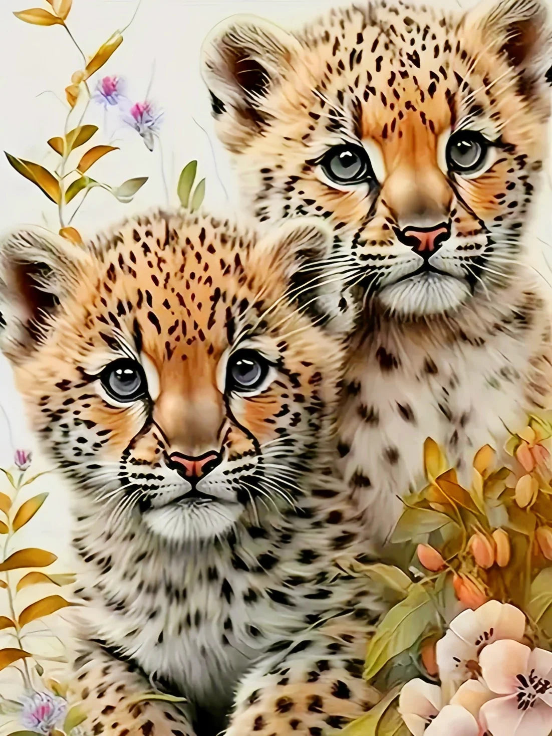 HUACAN Full Square Round Diamond Painting Tiger Cross Stitch Embroidery Mosaic Animal Rhinestones New Arrival Home Decor