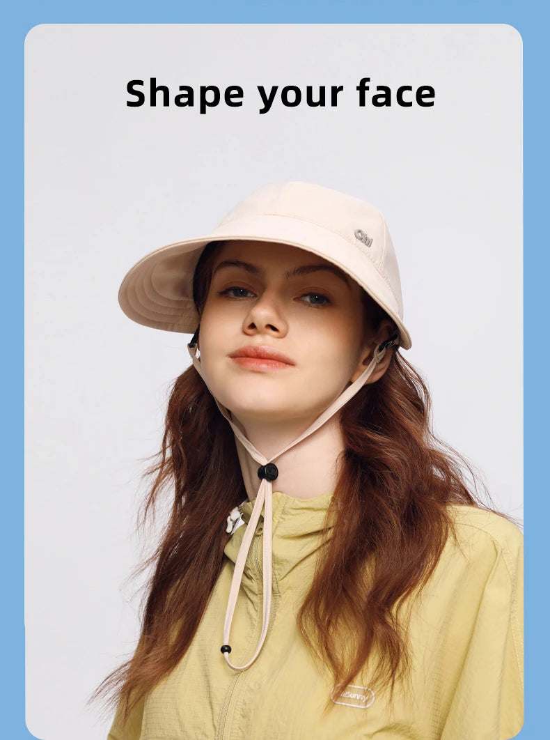 OhSunny Women Baseball Cap 2024 New Fashion Spring Summer Adjustable Sun Visor Anti-UV UPF1000+ Hats with Face Protective Scarf