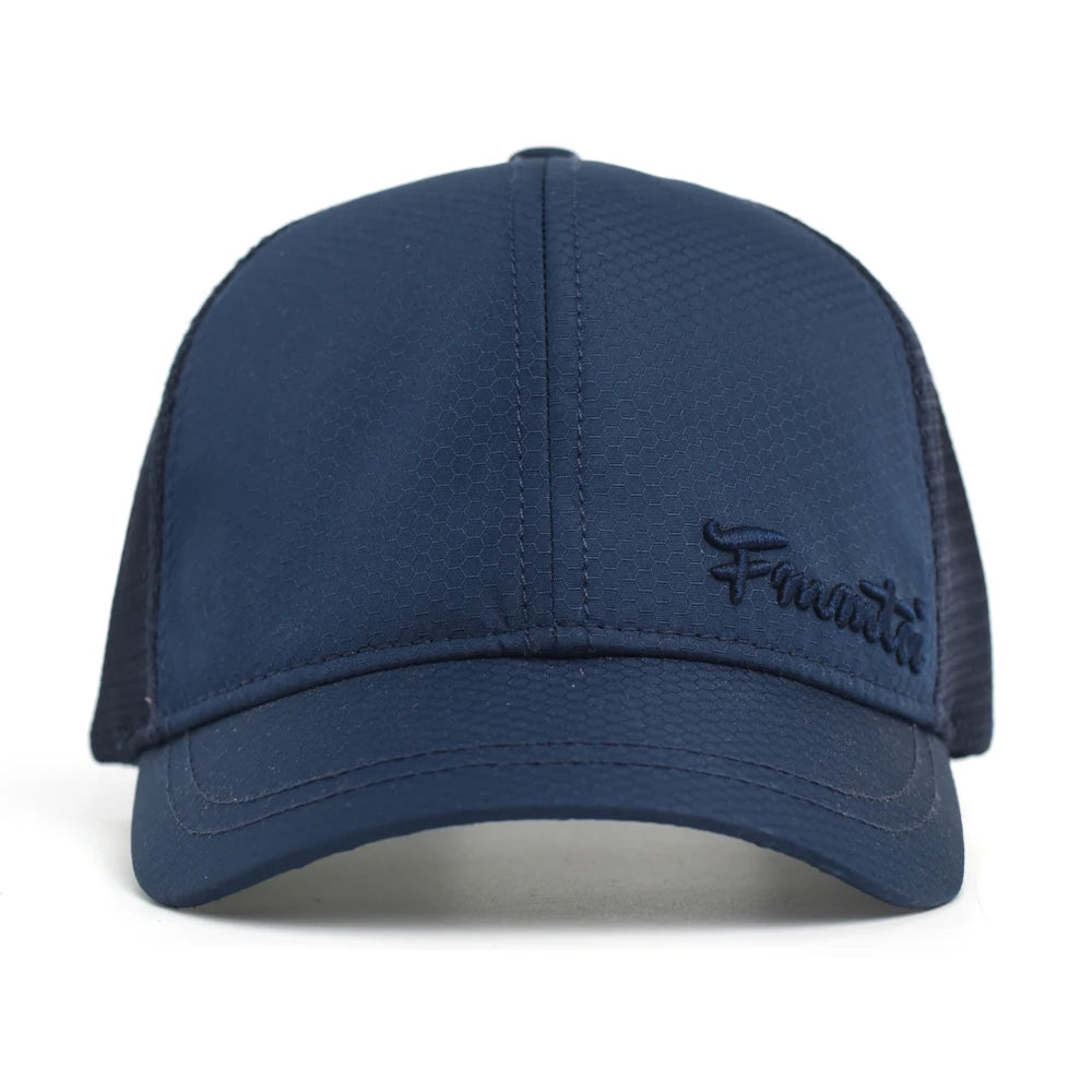 Summer Spring Short Brim Mesh Baseball Cap Men Women Breathable Dad Hat Adjustable Solid Trucker Style Low Profile Caps