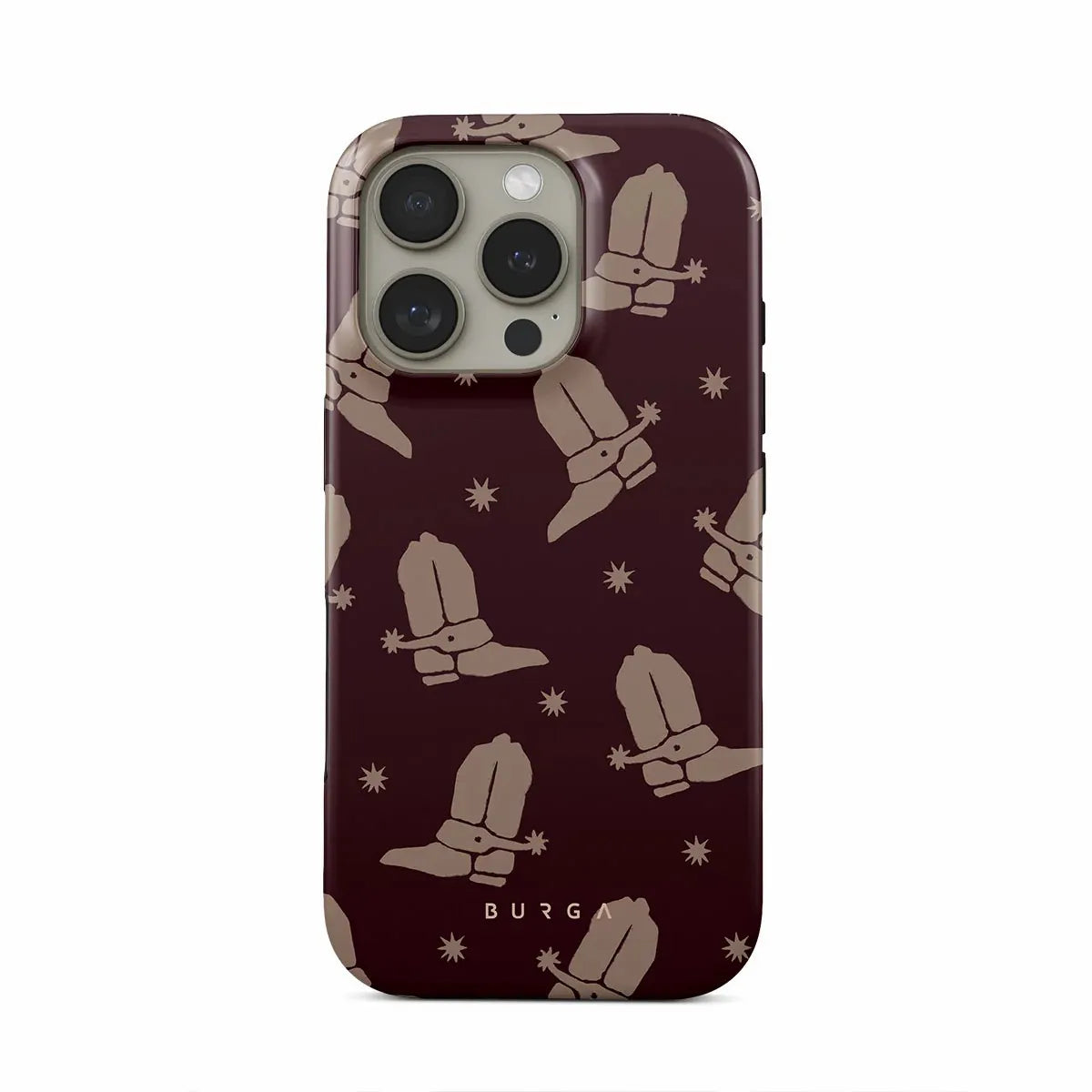 Stylish Weird Art BURGA Phone Case for iPhone 16 15 14 13 12 11 X XS XR XSMAX 7 8 Pro Max Plus Luxury Double-layer Back Cover