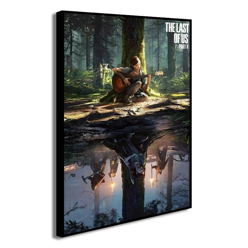 KSUMRET Movie Game Canvas Wall Art Print Poster Decorative Painting Modern Home Decor Give Movie Gift Unframed