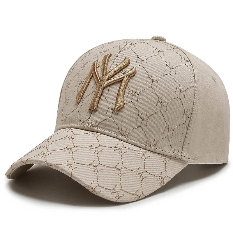 Fashion New MY Embroidered Baseball Cap Men Women Outdoor Sport Visor Sun Hat Adjustable Breathable Snapback Hip Hop Hats Gorras