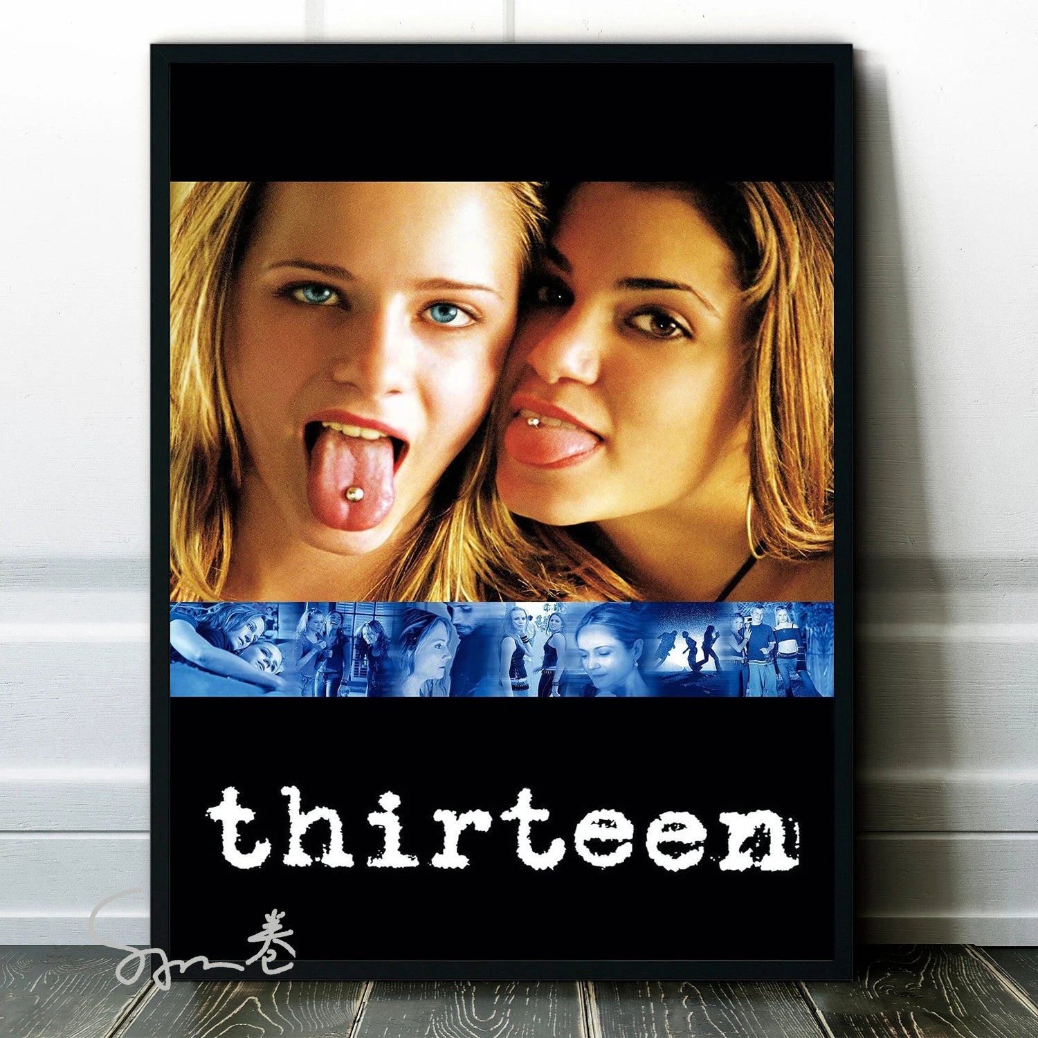 Thirteen Movie Film Poster Canvas Printing Teenage Movie Thirteen Wall Art Decor Home Room Cinema Aesthetic Wall Decoration Gift