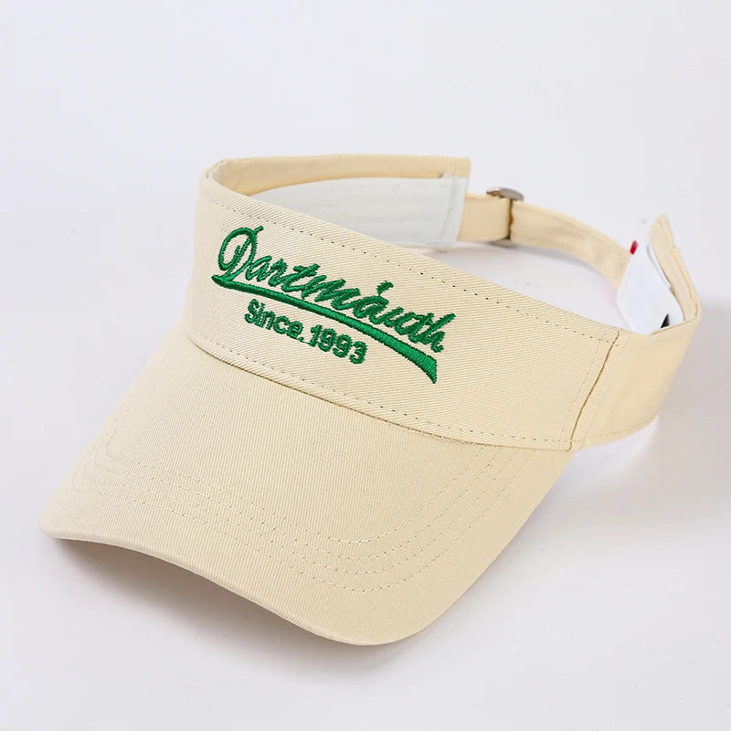 Summer Sun Hats Men Women Cotton Adjustable Visor UV Protection Top Empty Sport Tennis Golf Running Sunscreen Baseball Cap