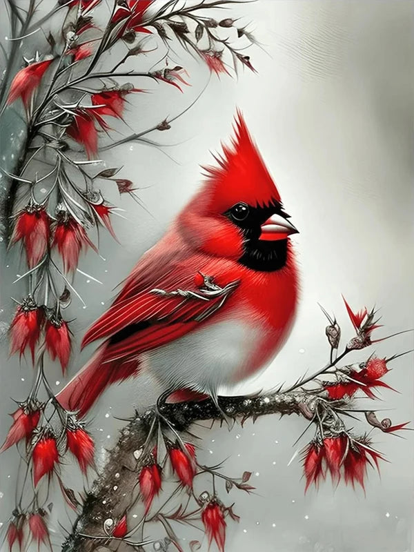 The Bird On The Branch Personality DIY Full Drill Diamond Decorative Painting