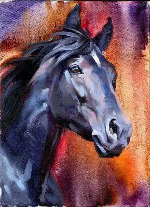 Diamond Embroidery Mosaic Horse Flower Home Decoration 5D Diy Diamond Painting Kits Animal Cross Stitch Crystal Picture Gift