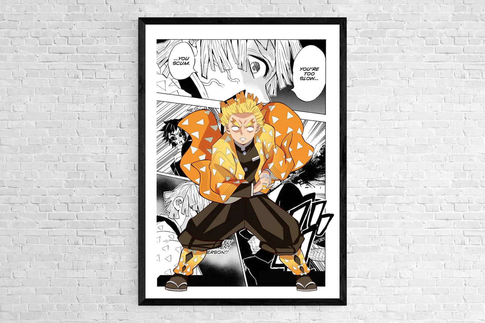 Japan Anime Figure Demon Slayer Picture Art Home Decor Canvas Painting Poster For Living Kids Room Sofa Wall Decoration Posters