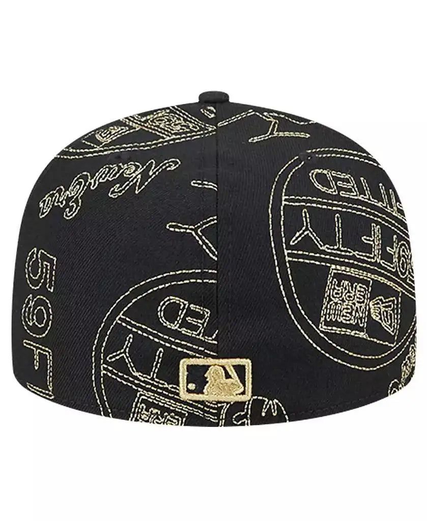 New Era | Men's Black Toronto Blue Jays 59FIFTY Day Allover Fitted Hat