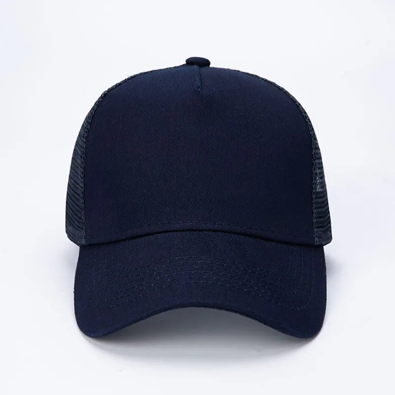 Wholesale Hat Men's Baseball Caps Unisex Casual Decorative Travel Hats Adult Tennis Caps Mesh Hats Custom Embroidery Print Logo