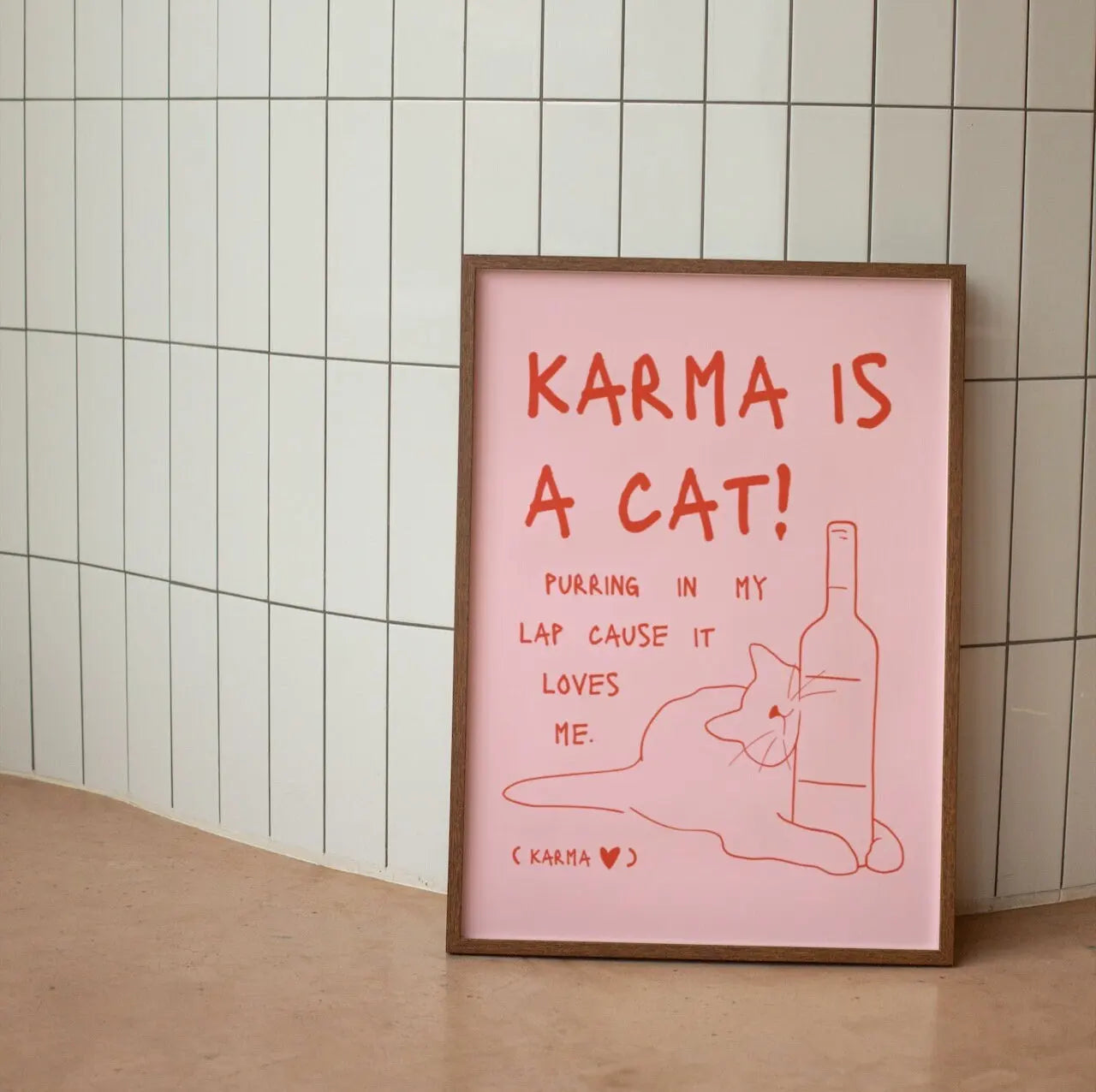 Modern Pop Black Cat Wall Art Print Funny Animal Poster Cute Kitten Illustration With Quotes Canvas Painting Gift Home Decor