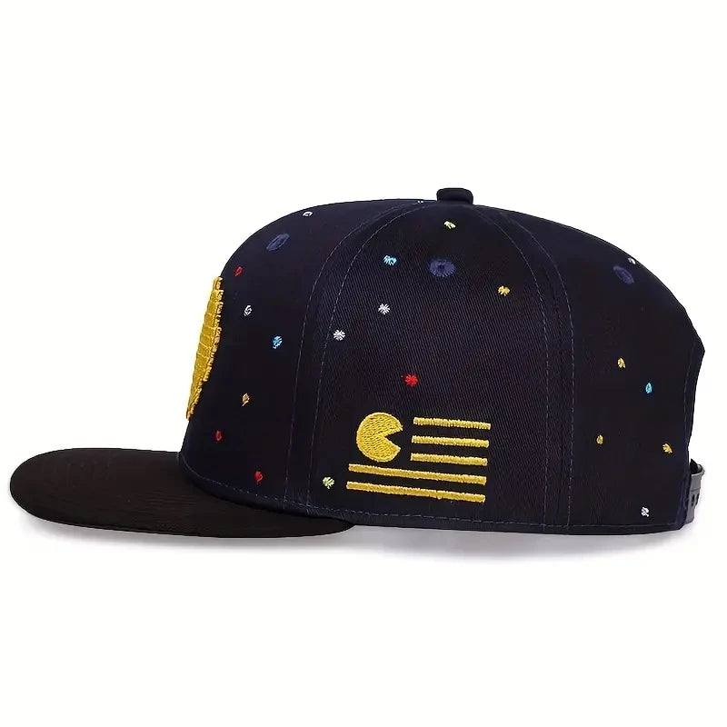 Unisex Monsters eat beans Embroidery Hip-hop Hats Outdoor Adjustable Casual Baseball Caps Sunscreen Hat