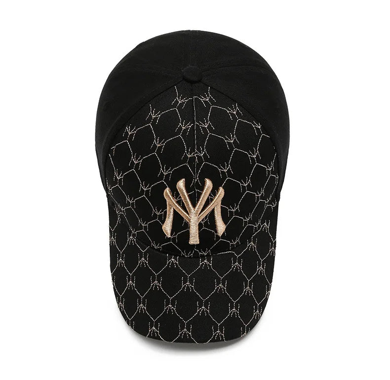 Fashion New MY Embroidered Baseball Cap Men Women Outdoor Sport Visor Sun Hat Adjustable Breathable Snapback Hip Hop Hats Gorras