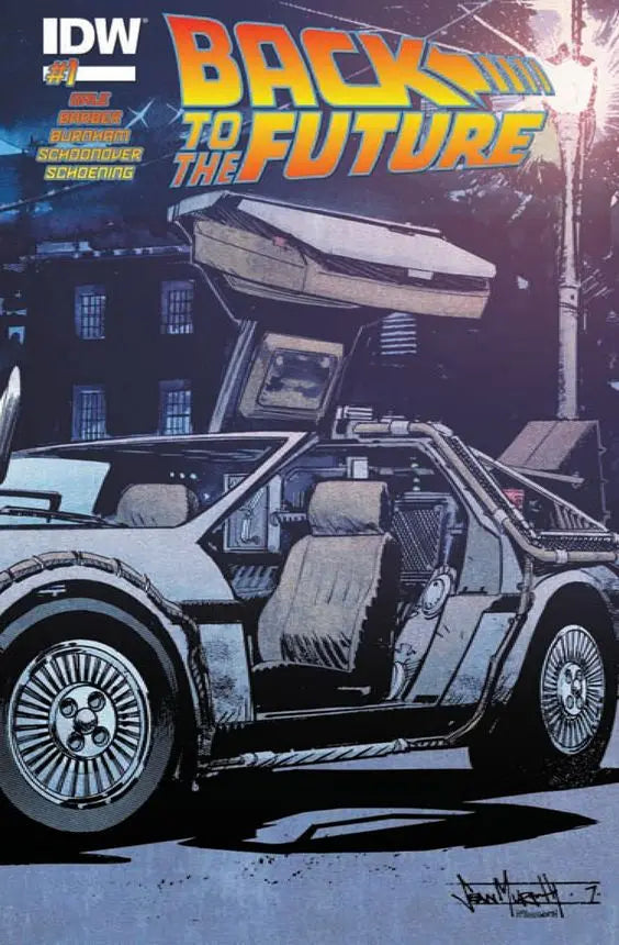 Back To The Future Car Canvas Art Print Retro Movie Wall Decor for Living Room Home Decor Poster