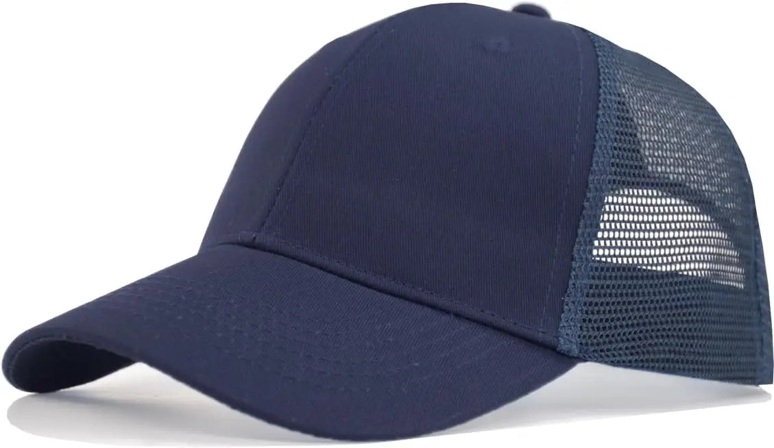 Sizes 55-60cm Adjustable Snapback Baseball Trucker Basic Plain Men's and Women's Mesh Work Splicing Baseball Cap Unisex Multiple