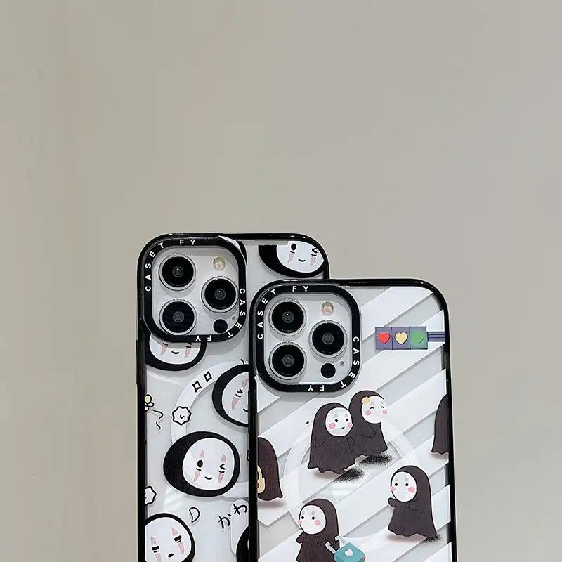 Cute Classic Anime Suitable for Apple iPhone 15 ProMax Magnetic Phone Case 13 Trendy Brand Wireless Charging 14pro