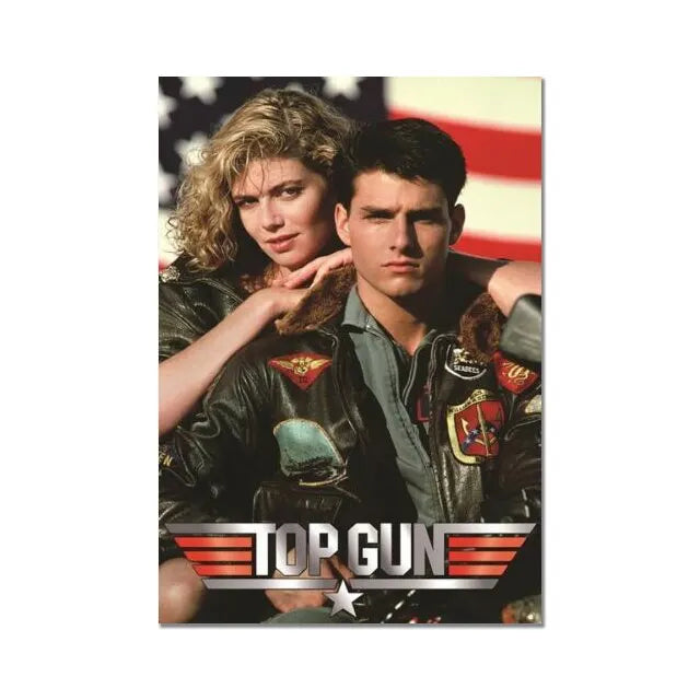 80s Classic Movie Posters Canvas Print - HD Wall Art for Bar & Living Room Decor