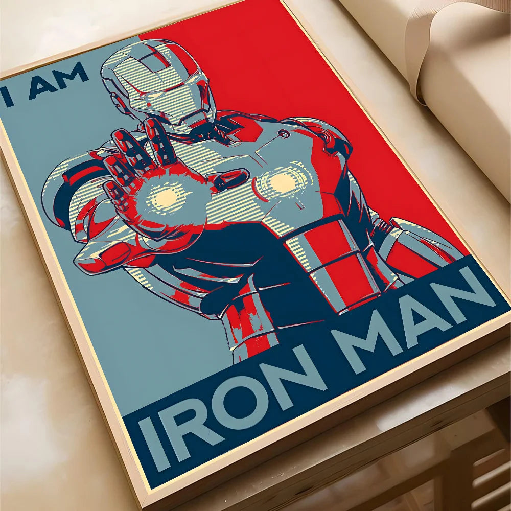 Hero Frameless Painting Movie Spider Man Art Poster Bedroom Bedside Wall Sticker Living Room Modern Home Decoration