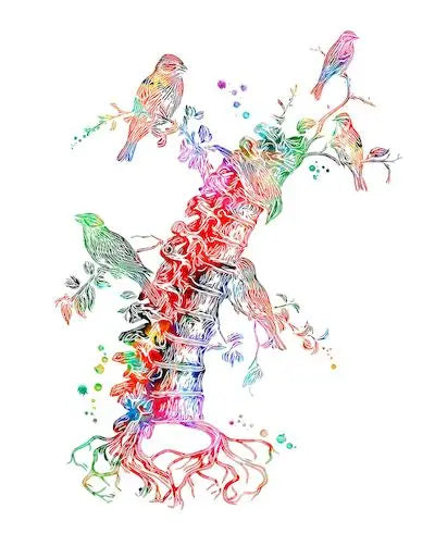 Anatomy Medical Poster Flower Organ Wall Art Canvas Painting Anthropology Educational Picture for Laboratory Doctor's Room Decor