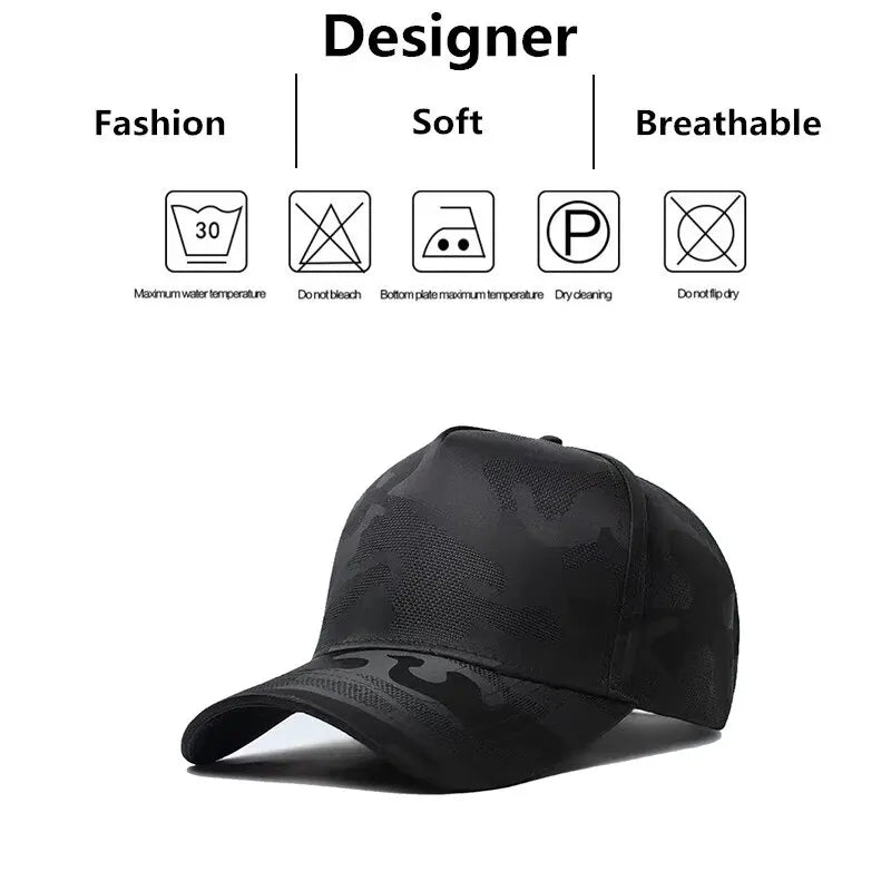 Unisex Solid Color Light Plate Camouflage Baseball Net Caps Spring and Summer Outdoor Adjustable Casual Hats Sunscreen Hat