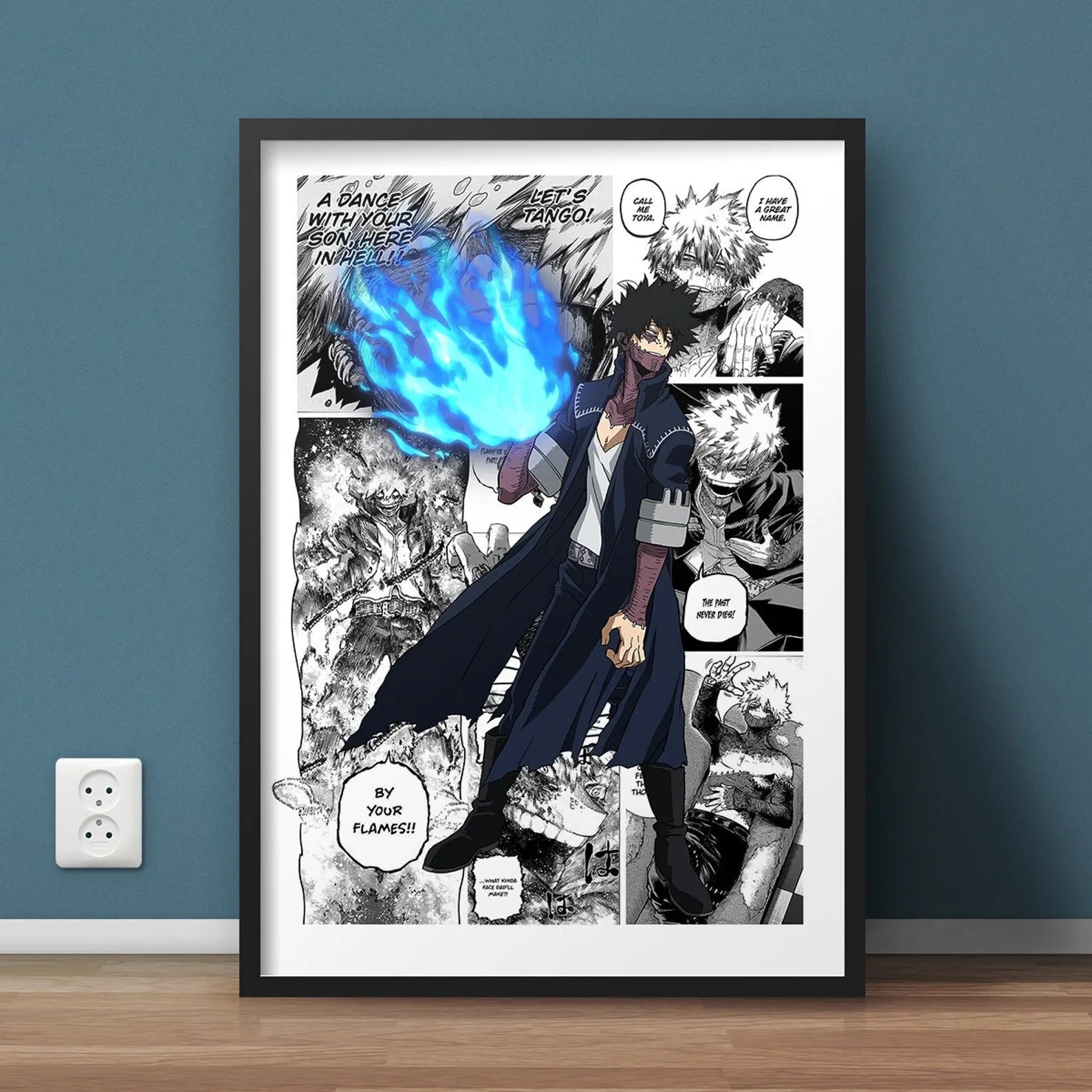 My Hero Academia Canvas Poster Anime Wall Art for Living Kids Room Decor