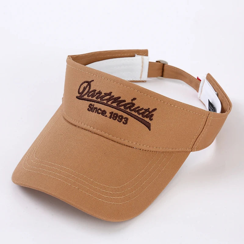 Summer Sun Hats Men Women Cotton Adjustable Visor UV Protection Top Empty Sport Tennis Golf Running Sunscreen Baseball Cap