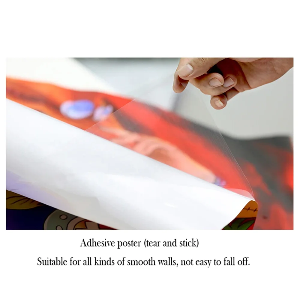 T-Toy S-Story Anime Posters Sticky Waterproof Paper Sticker Coffee House Bar Kawaii Room Decor