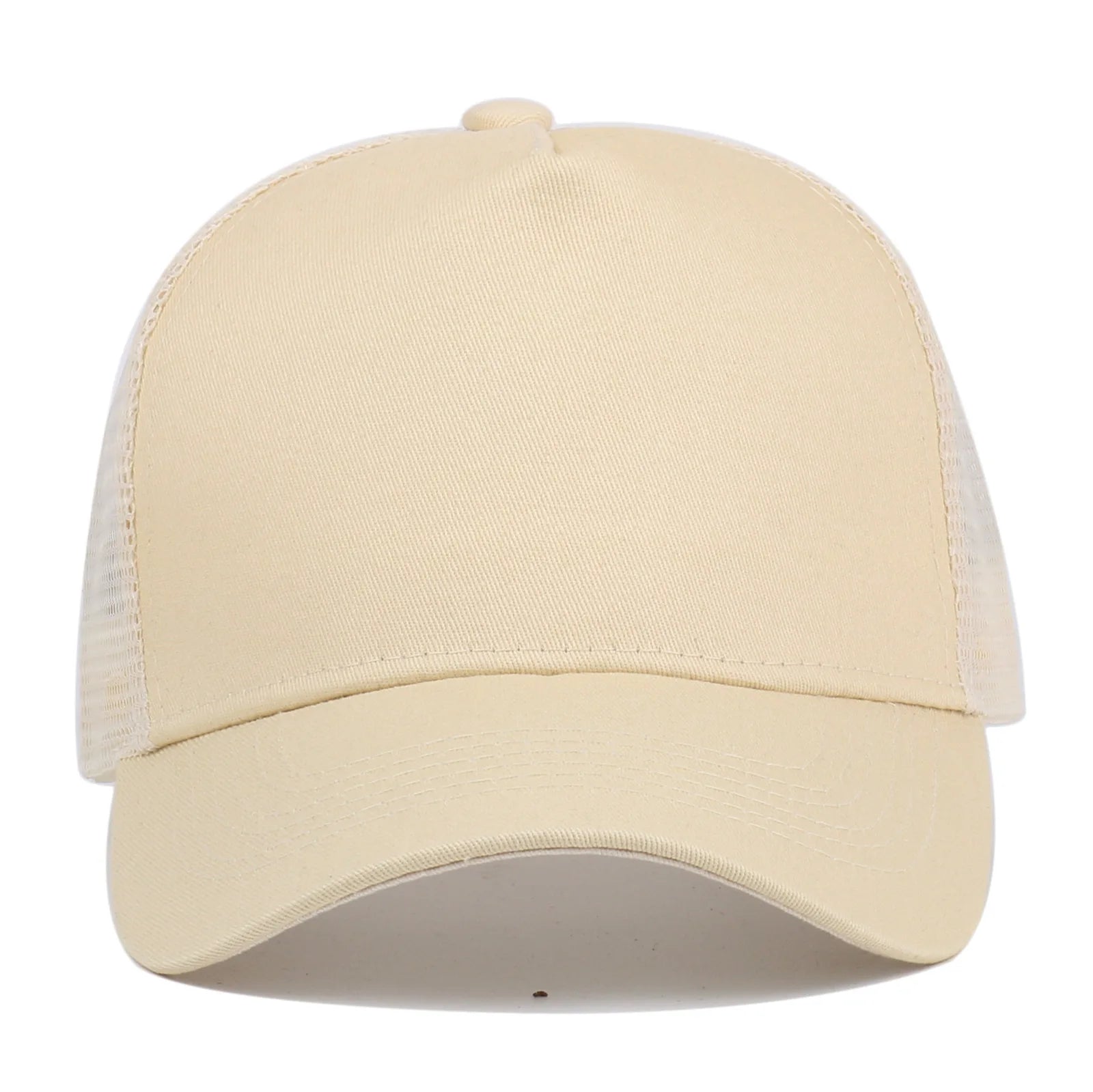 Custom Logo 5 Panel Baseball Cap For Women Men Cotton Embroidery Print Text Trucker Dad Hat Summer Outdoor Casual Mesh Hats