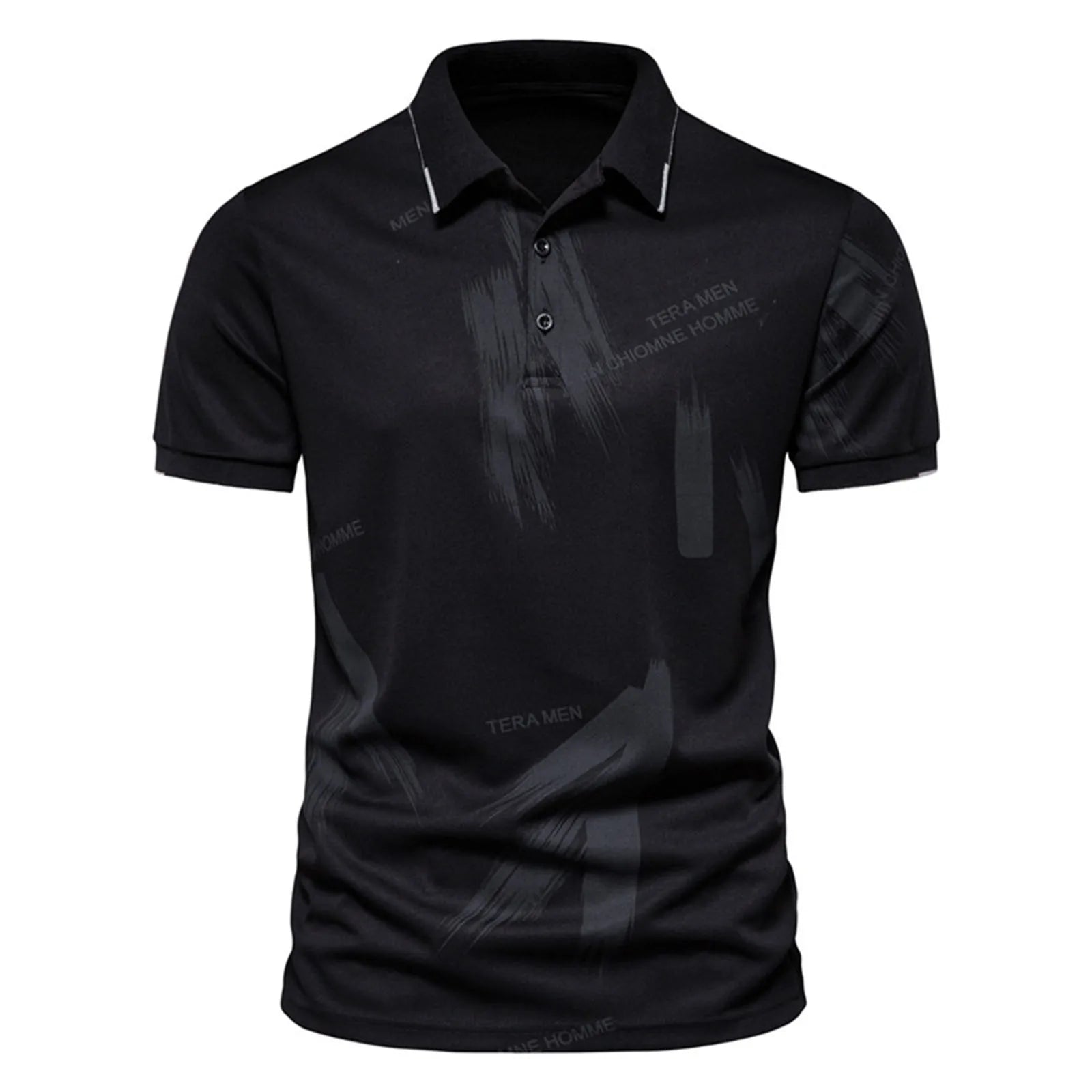 Men Polo Men Shirt Short Sleeve Polo Shirt Contrast Color Polo New Clothing Summer Streetwear Casual Fashion Men Tops