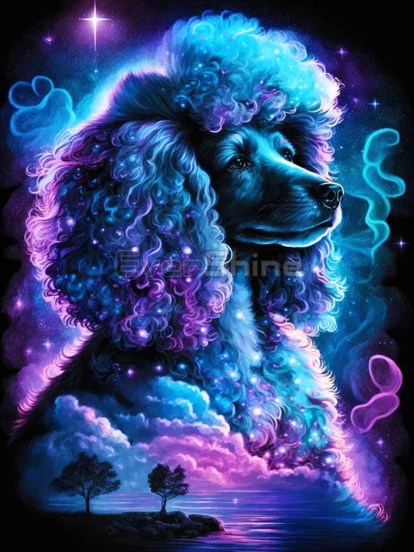 EverShine Animal Diamond Painting Lion Tiger Full Square Drill Embroidery Universe Novelty 2024 Mosaic Cat Dog Halloween Decor