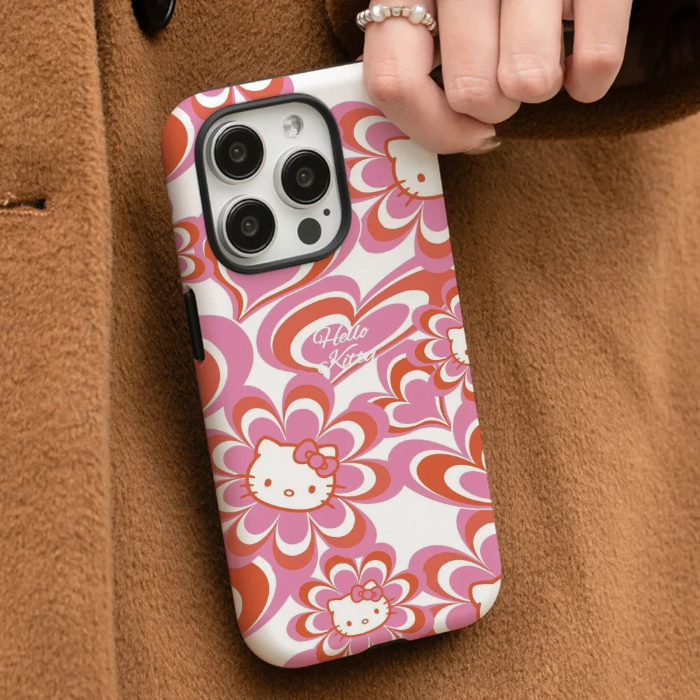 H-Hello K-Kitty Drop Phone Case Phone Case Film shell For iPhone 16 15 14 13 12 11 Pro Max Plus