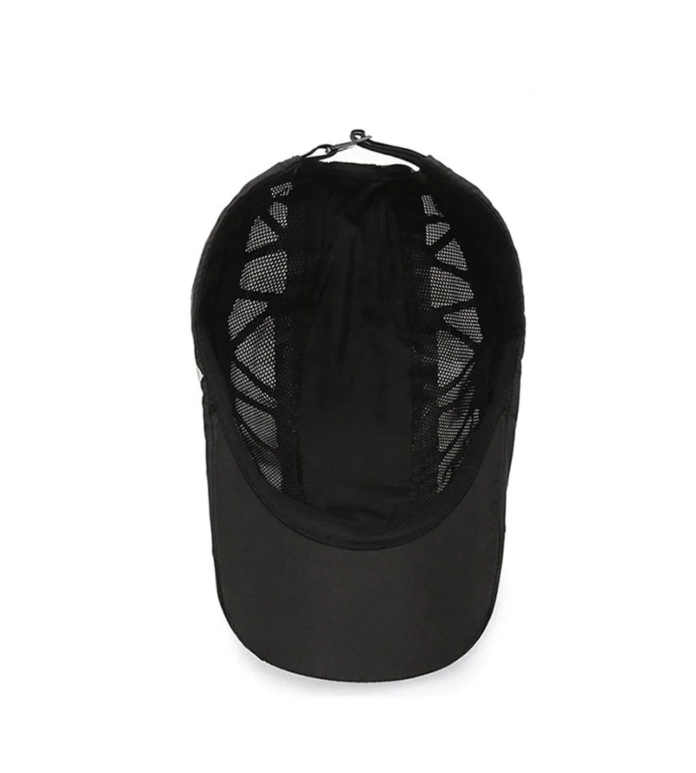 Men Visors Summer Quick Drying Waterproof Snapback Peaked Cap Women Sun Hat Letter Printing Kpop Fashion Breathable Adjustable