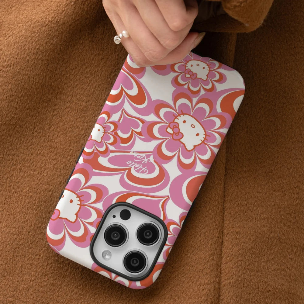 H-Hello K-Kitty Drop Phone Case Phone Case Film shell For iPhone 16 15 14 13 12 11 Pro Max Plus