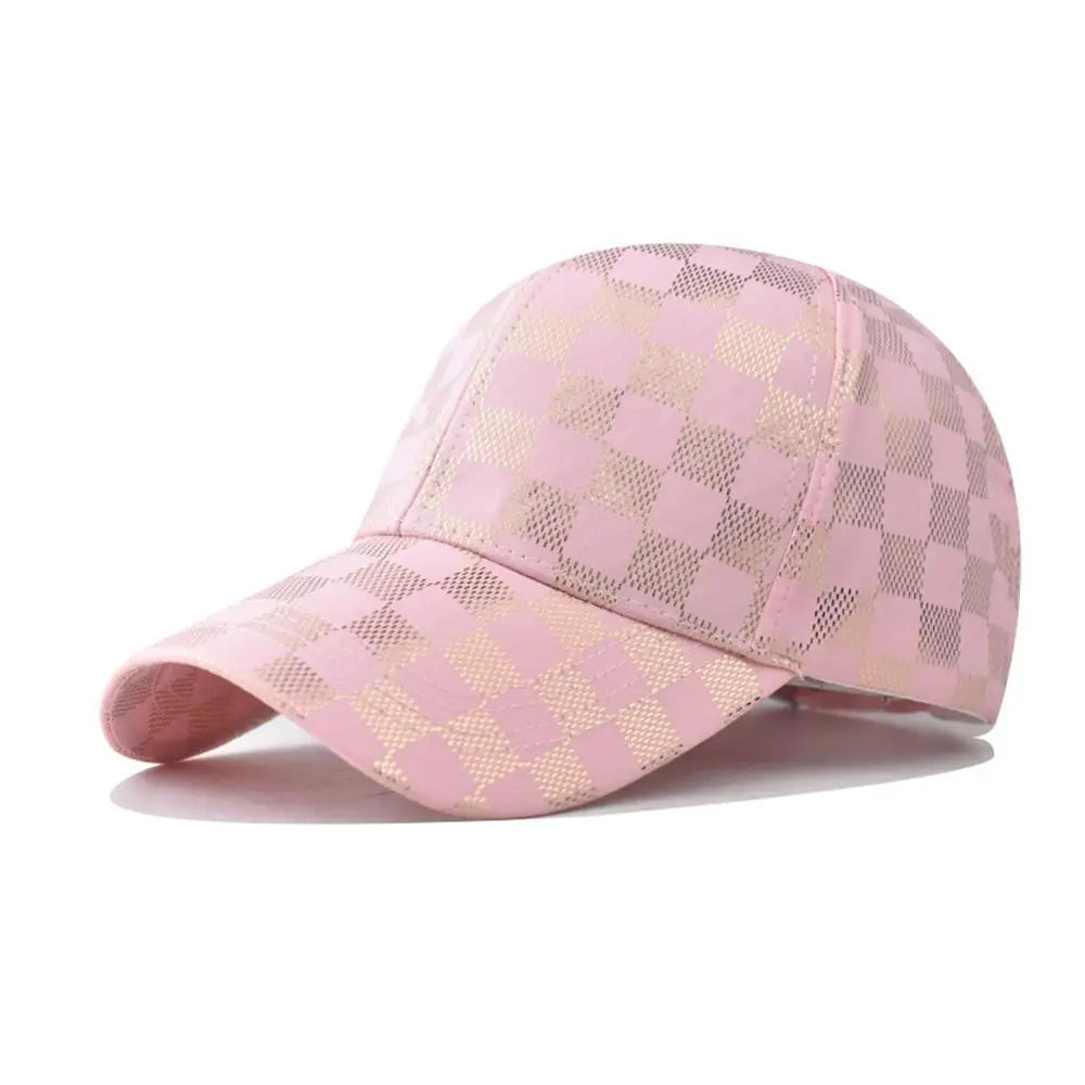 Checkerboard Pattern Baseball Caps Summer Classic Trucker Hat for Women Men Outdoor Sports Dad Hat Plaid Hip Hop Snapback Cap
