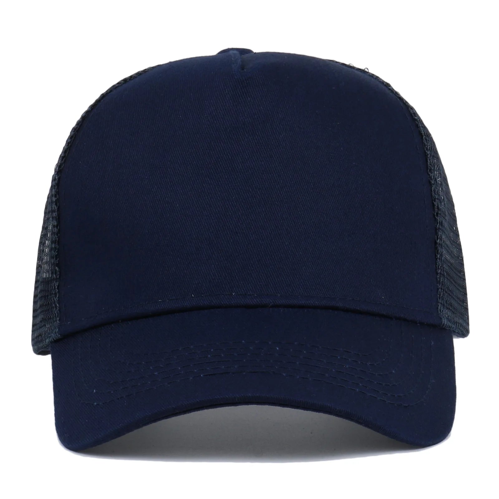 Custom Logo 5 Panel Baseball Cap For Women Men Cotton Embroidery Print Text Trucker Dad Hat Summer Outdoor Casual Mesh Hats
