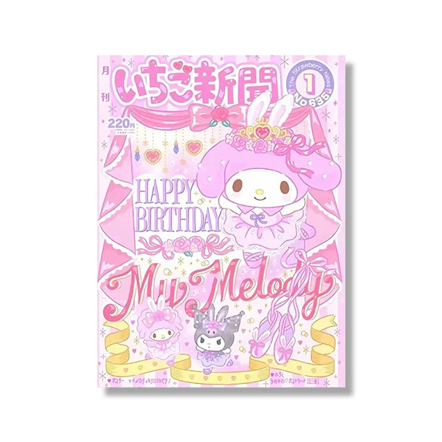 MINISO Cartoon Poster Sanrio Kuromi Hello Kitty Canvas Wall Art Print Mural Home Decoration Birthday Christmas Gift