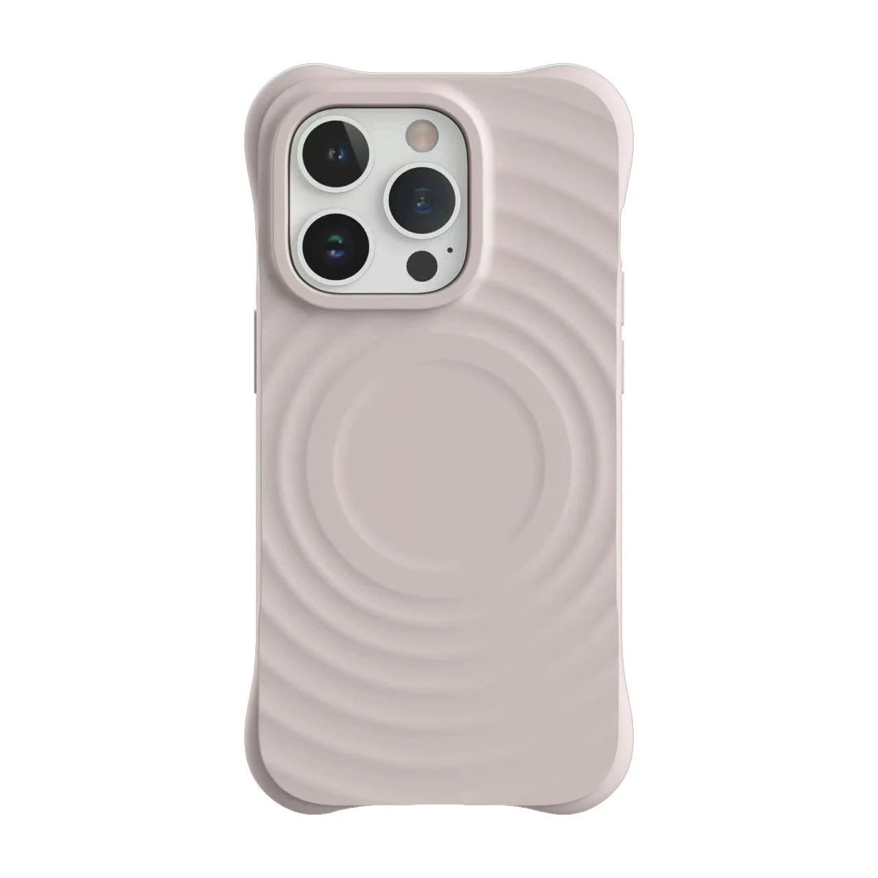 Wave Solid Color Silicone Phone Case With MagSafe For iPhone 16 15 14 13 Pro Max Plus Simple Celebrity Same Style Phone Case