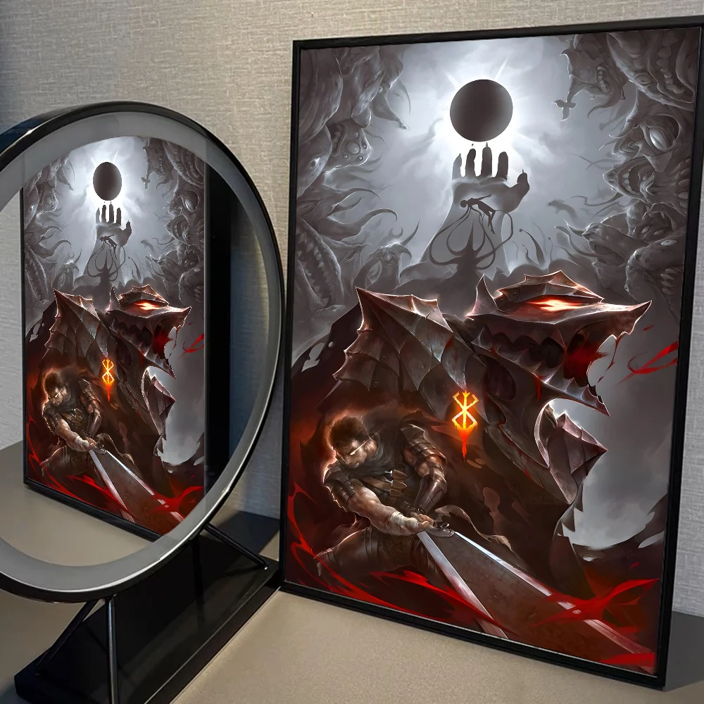 Amine BERSERK Poster Home Furnishing Highend Kraft paper Poster Wall Painting Study Home Living Room Decoration