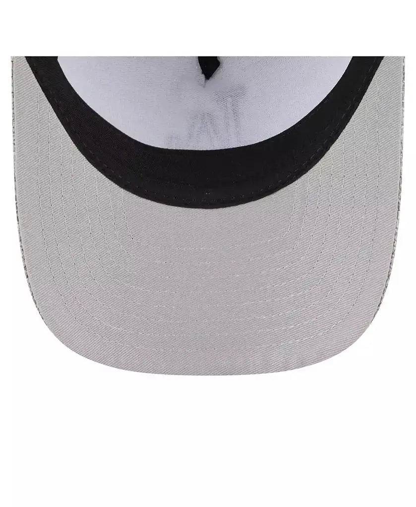 New Era | Men's Gray Los Angeles Dodgers Cotton Weave M-Crown A-Frame 9FORTY Adjustable Hat