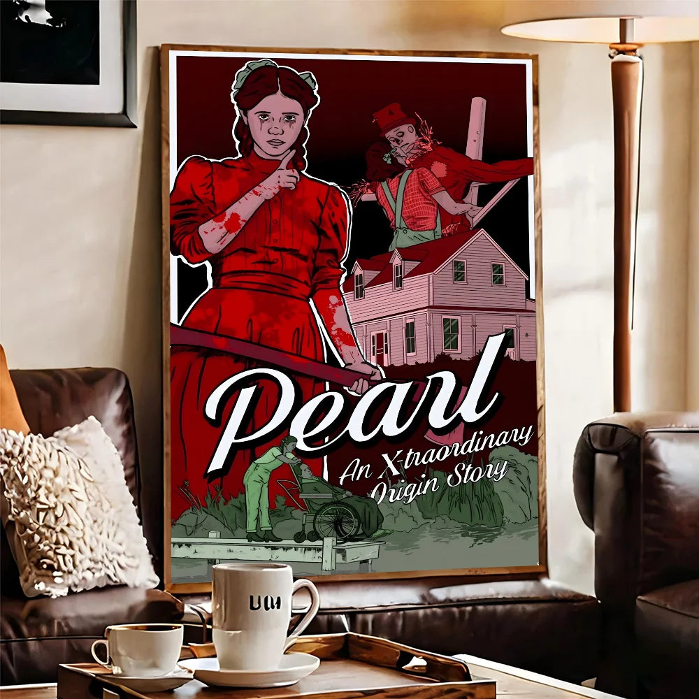 Pearl Posters 2022 Horror Movie Anime Posters Sticky Whitepaper Prints Posters Artwork Kawaii Room Decor