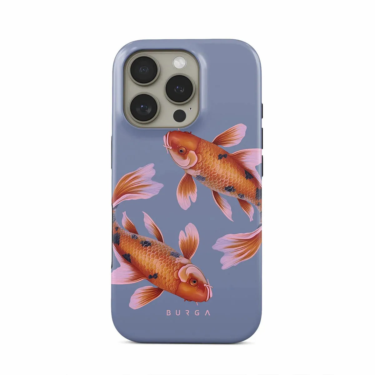 Carp BURGA Phone Case for iPhone 16 15 14 13 12 11 X XS XR XSMAX 7 8 Pro Max Plus Luxury Double-layer Back Cover