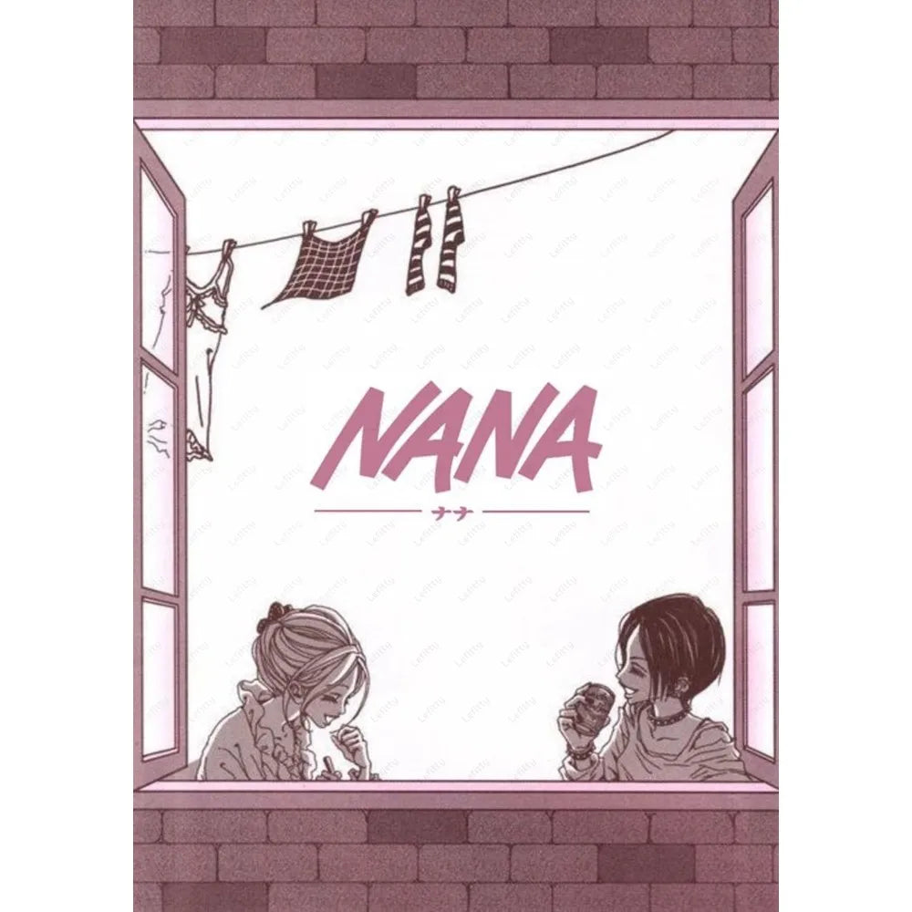 Anime Nana Osaki Line Poster Sticky Wall Art Printing Waterproof Home Living Bed Room Bar Aesthetic Decor