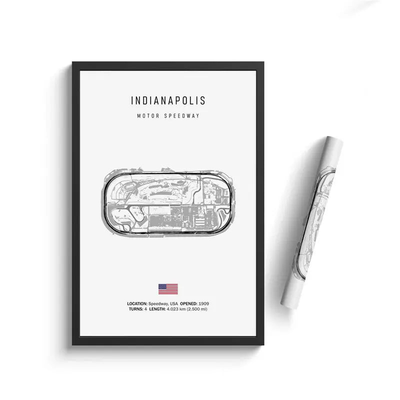 Formula 1 Internationa Track Circuit Canvas Painting F1 Wall Art Nordic Poster Aesthetic Motorsport Race Picture For Home Decor
