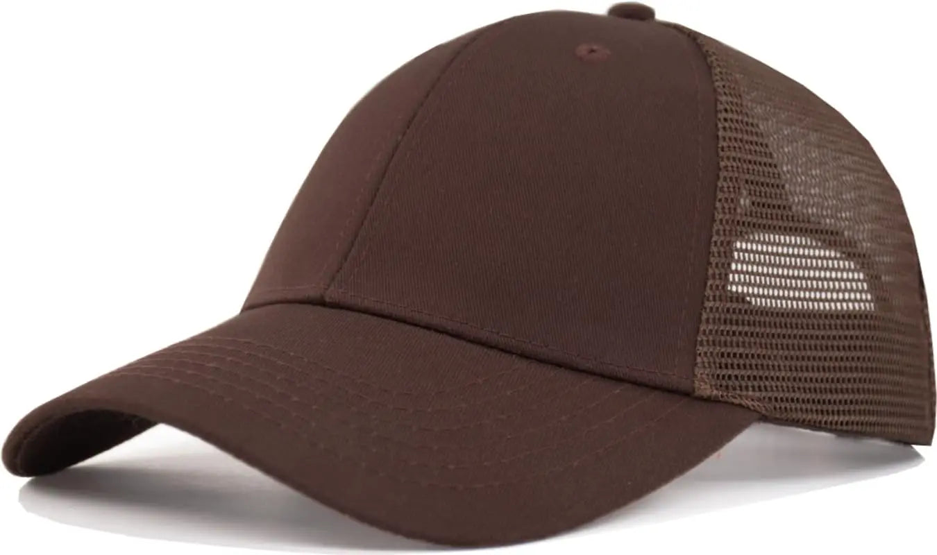 Sizes 55-60cm Adjustable Snapback Baseball Trucker Basic Plain Men's and Women's Mesh Work Splicing Baseball Cap Unisex Multiple