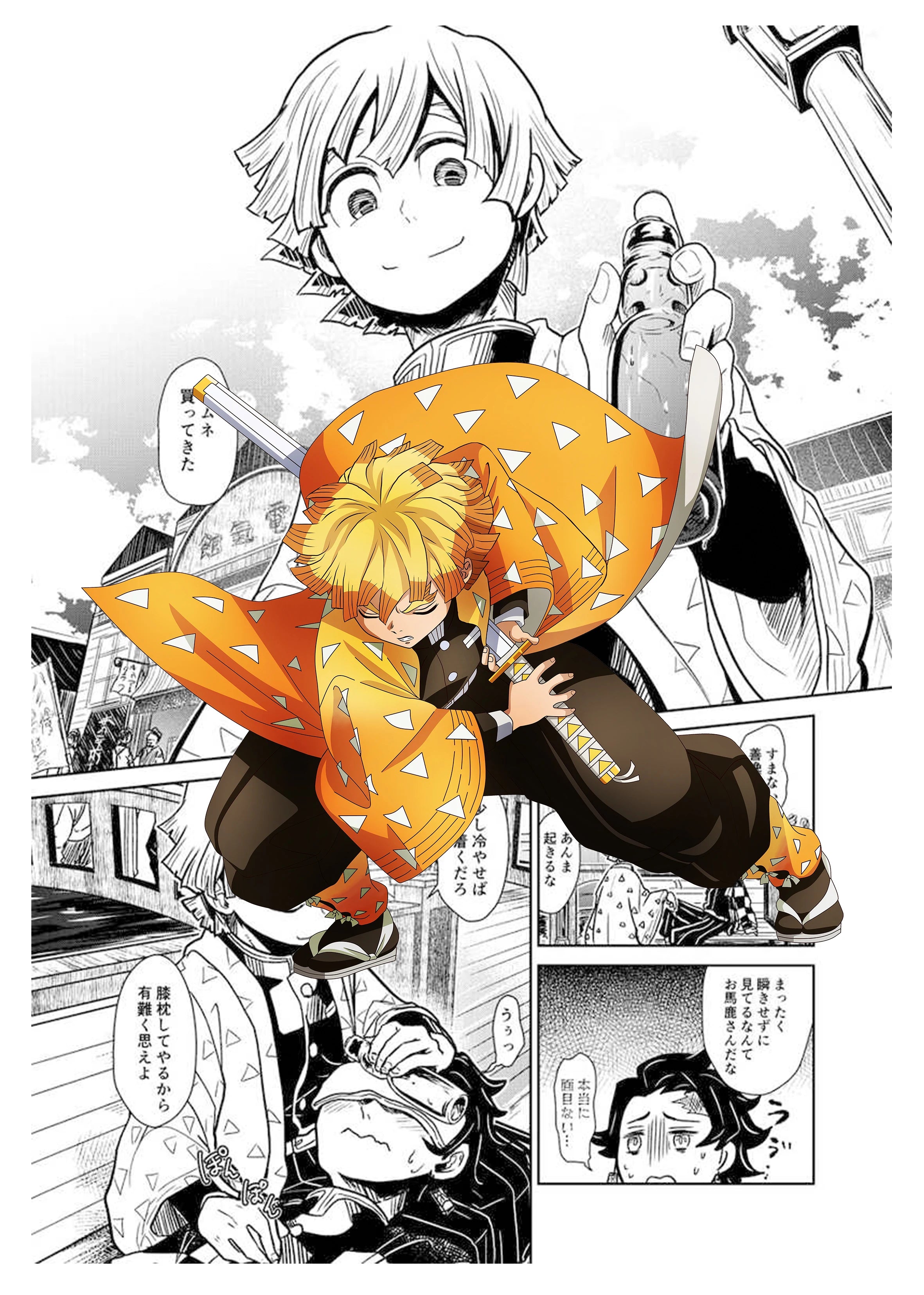 Japan Anime Figure Demon Slayer Picture Art Home Decor Canvas Painting Poster For Living Kids Room Sofa Wall Decoration Posters