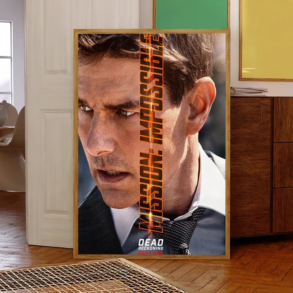 Film M-ission Impossible R-eckoning Poster Prints Wall Sticker Bedroom Living Office Home Room Decoration Painting Self Adhesive