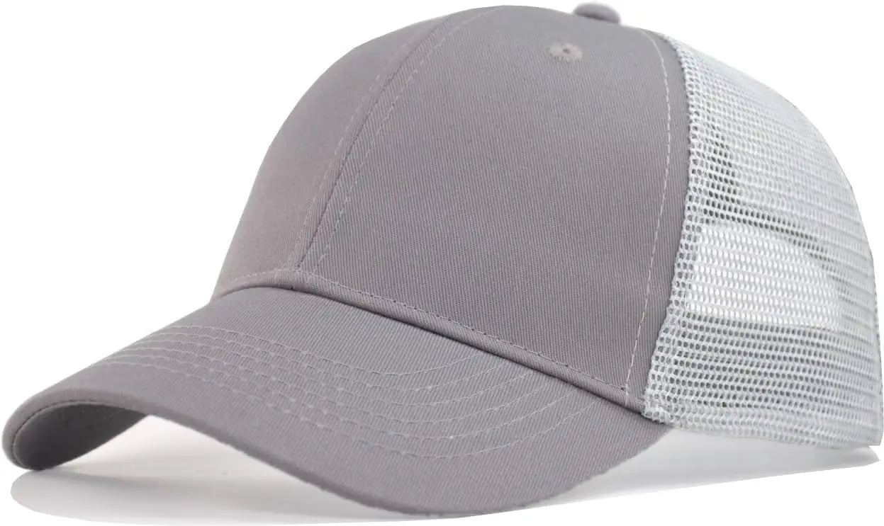 Sizes 55-60cm Adjustable Snapback Baseball Trucker Basic Plain Men's and Women's Mesh Work Splicing Baseball Cap Unisex Multiple