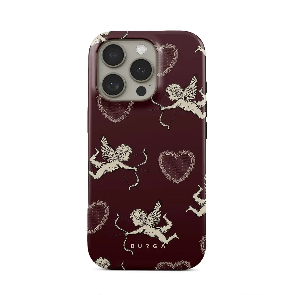 Lovestruck BURGA Phone Case for iPhone 16 15 14 13 12 11 X XS XR XSMAX 7 8 Pro Max Plus Luxury Double-layer Back Cover